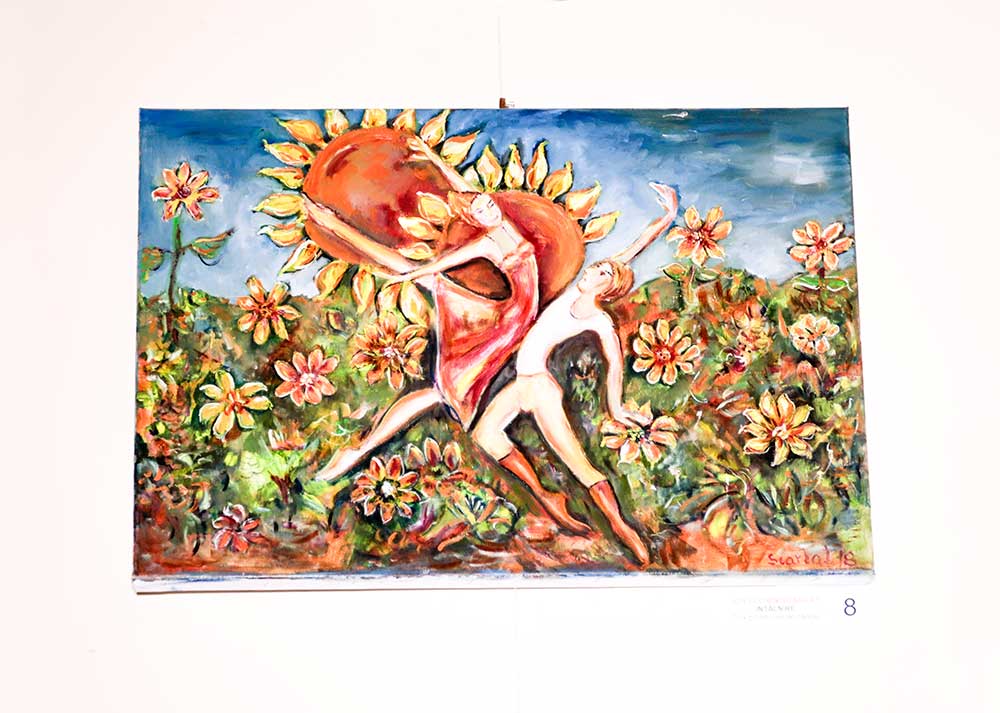 Expoziţie de pictura „ION FLORIN SCARLAT” 29 aug - 27 sep 2018, „Pasi printre flori” la Casa de Cultura Friedrich Schiller, Bucuresti (8)