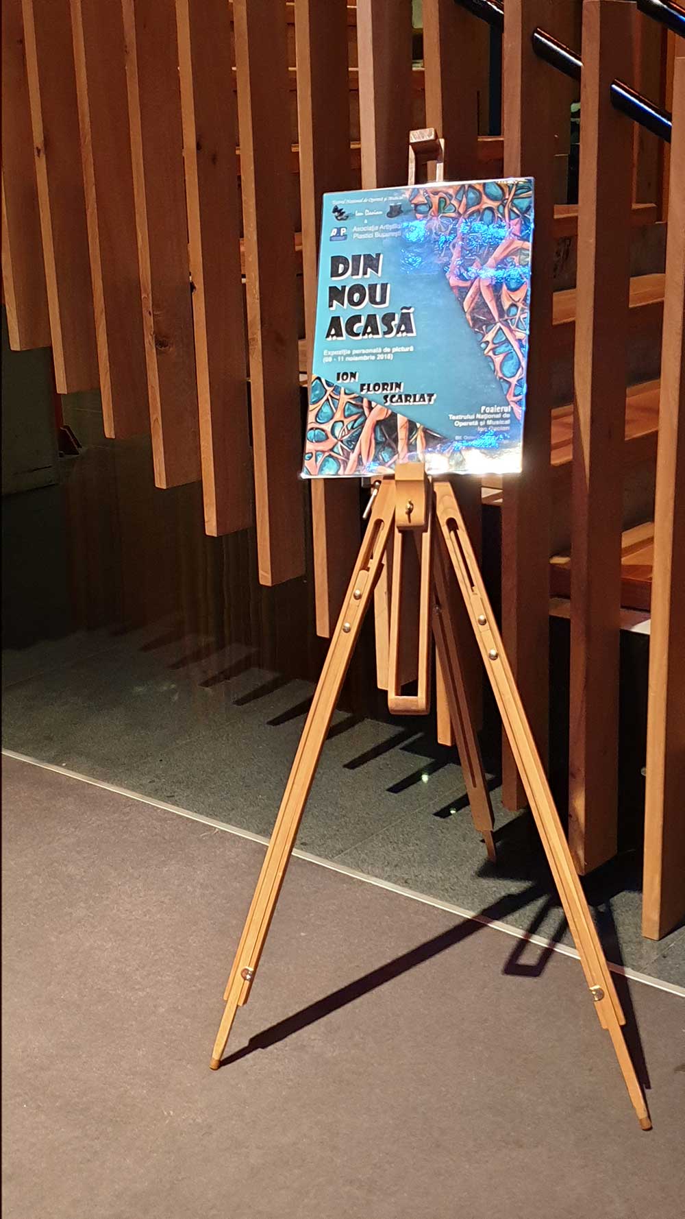 Expoziţie personală Ion Florin Scarlat (08 - 11 nov 2018), „Din Nou acasă” - Foaierul Teatrului Naţional de Operetă şi Musical „Ion Dacian”, Bucureşti (1)