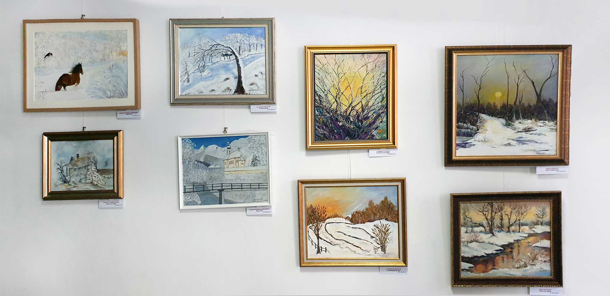 „Salonul de iarna 2022” - expoziţie colectivă pe simeze la Galeria Labyrint - Education point SRL -  Bucureşti- (01 - 28 februarie 2022) (12)