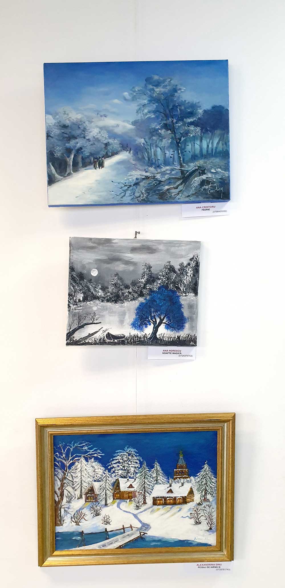 „Salonul de iarna 2022” - expoziţie colectivă pe simeze la Galeria Labyrint - Education point SRL -  Bucureşti- (01 - 28 februarie 2022) (13)